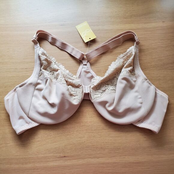 NEW Delimira Beige Front Close Bra 48B - Picture 4 of 11